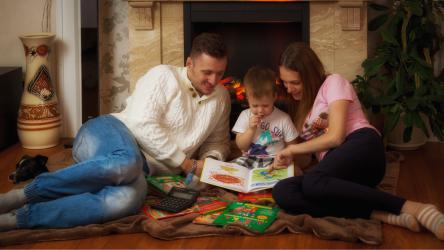 Любимое занятие всей семьи-читать 